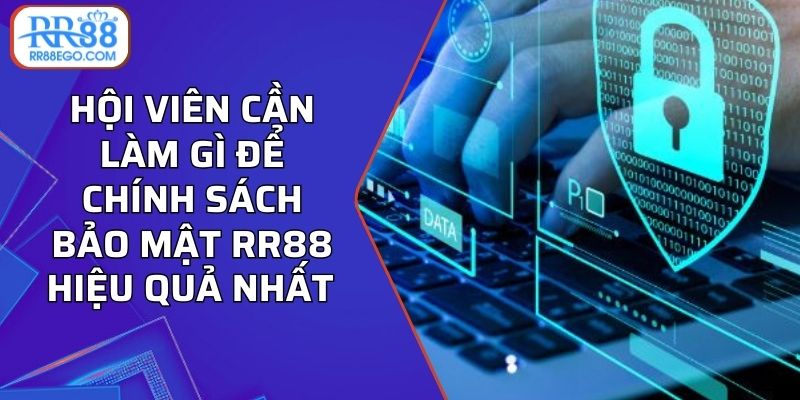 Hội viên cần làm gì để chính sách bảo mật RR88 hiệu quả nhất 