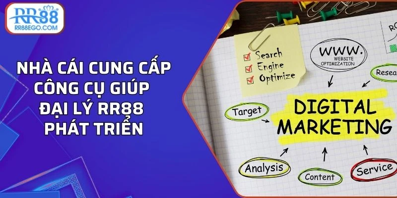 Nhà cái cung cấp công cụ giúp đại lý RR88 phát triển