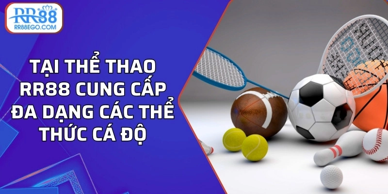 Tại thể thao RR88 cung cấp đa dạng các thể thức cá độ